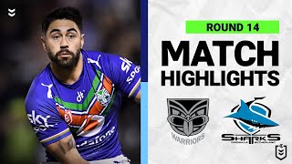 New Zealand Warriors v CronullaSutherland Sharks  Match Highlights  Round 14 2022  NRL [upl. by Nika]