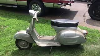 1966 Sears Vespa Piaggio Sprint 150 [upl. by Ahsena]