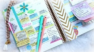 How To Organize and Decorate Your Planner [upl. by Hanala500]