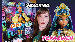 Cleo De Nile Monster Fest Unboxing FoxArwen October 2024 [upl. by Malha]