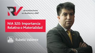 Importancia relativa o materialidad en la planeación de una auditoría de estados financieros [upl. by Saeger]