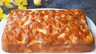 Der berühmte Apfelkuchen 🍎🍏 Kuchen nach Omas Rezept in 15 Minuten [upl. by Sal515]