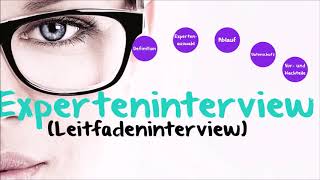 Experteninterview  Leitfadeninterview ✅ So führst es durch [upl. by Larissa]