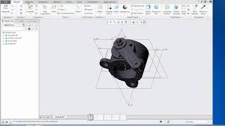 How to create a drawing of an exploded view with Creo 4 [upl. by Gore]