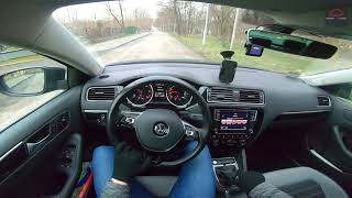 2017 Volkswagen JETTA IV  20 TDI  POV TEST [upl. by Manara]