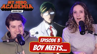 NIGHTEYE VS DEKU  My Hero Academia Season 4 Wife Reaction  Ep 3 quotBoy Meets” [upl. by Anrapa134]