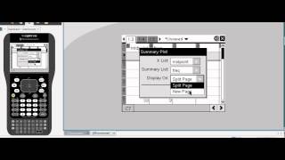 Grouped Data Histograms TI Nspire [upl. by Giark]