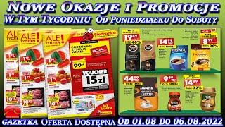 Biedronka Nowa Gazetka Promocyjna Od Poniedziałku 01082022 W Tym Tygodniu  Nowe Okazje i Promocje [upl. by Moorefield]