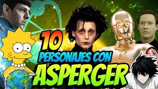 10 Personajes de FICCIÓN que tienen ASPERGER [upl. by Htir]