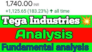 Tega industries share analysis🔥tega industries stock analysis [upl. by Elbas969]