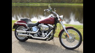 2001 HARLEY SOFTAIL FXSTD ONLY 16K MILES BEAUTIFUL BIKE SERVICED AND READY TO RIDE NO DEALER FEES [upl. by Gnil136]