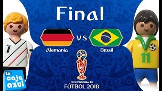 Alemania vs Brasil  Final  Mini Mundial de Fútbol 2018 [upl. by Lletnwahs43]