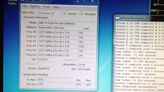 Overclocking AMD FX6300 Vishera CPU to 401GHz wbenchmarks [upl. by Fakieh]