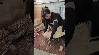 Bamboo basket making process [upl. by Moon]