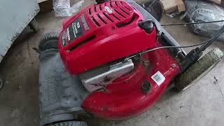 TroyBilt Push Mower Auto Choke And Husqvarna Chainsaw Chain Tighter Replacement [upl. by Yesdnil]