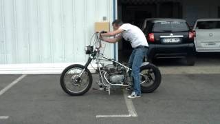 bobber cb twin 125 cc sur base kikker 5150 hk1 [upl. by Hsihsa]