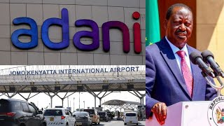 quotNANI ATATUTETEAquot KENYANS LEFT ALONE AFTER RAILA ODINGA BOLDLY SUPPORT ADANI OVER JKIA TAKEOVER [upl. by Aileno]