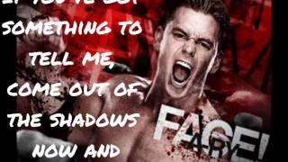 DownstaitSay It To My Face Lyrics WWE Alex Riley Theme Song [upl. by Eneri]