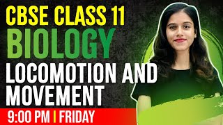 CBSE Class 11 Biology Board Exam  Locomotion and Movement  Chapter 17  Exam Winner CBSE 11 [upl. by Ellehcim]