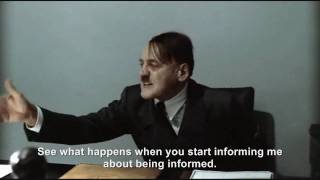 Hitler is informed he is being informed about himself being informed [upl. by Ennairam]