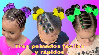 Peinados Con Trenzas Para Cabello Corto 👧 Faciles y Rapidos 🦄 Bessy Dressy [upl. by Amesari928]