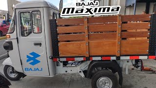 Nuevo BAJAJ MAXIMO cargo tipo estaca carrocería  modelo 2023 precio el propio para tu negocio [upl. by Antonius]