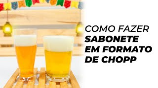 Como fazer Sabonete em Formato de Chopp  Passo a Passo  Perfumaria Reduto [upl. by Ninazan205]