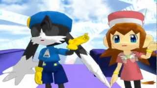 MMD LOLO amp KLONOA ♥ Happy Synthesizer Kaze No Klonoa 2 Newcomers [upl. by Vtarj]