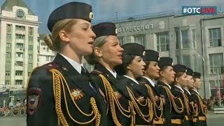 Russian Anthem  Novosibirsk and Irkutsk Victory Parade 2022 [upl. by Cass]