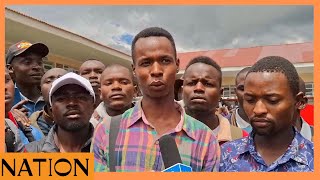 Kenyans turn up in numbers in Nakuru for national youth job recruitment pogramme [upl. by Amethist]