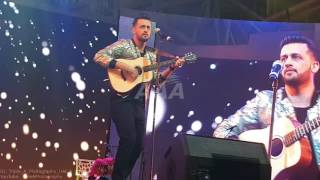 Atif Aslam Performing Aadat Unplugged Live At Dubai Global Village [upl. by Halfdan994]