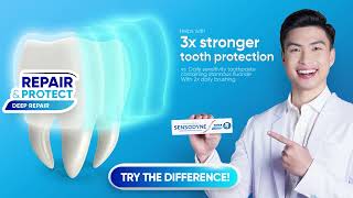 Sensodyne Repait amp Protect  3x Stronger Tooth Protection [upl. by Jimmie]