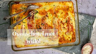 Ovenschotel met witlof aardappelpuree ham en kaas [upl. by Audy]