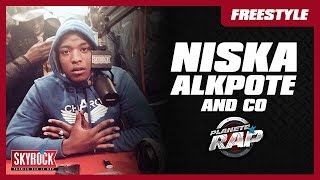 Freestyle de Niska Alkpote amp Co PlanèteRap [upl. by Nyleak]