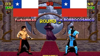 Mortal Kombat II ➤ TurboMK40 Chile vs TLK RORROCOSMICO Chile mk2 [upl. by Allenrad639]