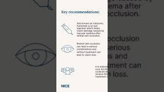 Faricimab for treating visual impairment caused by macular oedema after retinal vein occlusion [upl. by Borgeson891]