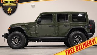 2024 WRANGLER 392 SKY VIEW SUNROOF SARGE GREEN 6K WARN WINCH FREE DELIVERY FOR SALE R3MOTORCARSCOM [upl. by Etnovahs874]