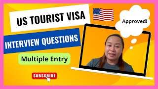 US Tourist Visa Interview Questions  Multiple Entry  DIY  Episode 35 ustouristvisa traveltips [upl. by Chrysa]