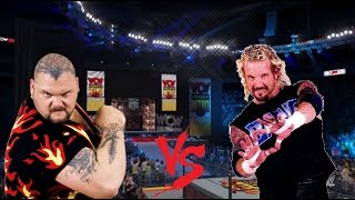 WWE 2K16  PS4  WCW MONDAY NITRO  Bam Bam Bigelow vs DDP [upl. by Trojan]