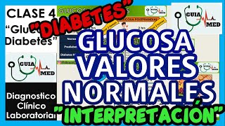 VALORES DE GLUCOSA EN SANGRE ANTES Y DESPUÉS DE COMER  GuiaMed [upl. by Flita72]