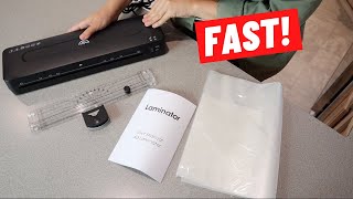 UNBOXING Maxdone Laminator Machine Review 2022  Cold and Thermal Laminator with Paper Trimmer [upl. by Eenor]