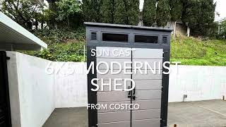 6x5 SUNCAST Shed build from Costco [upl. by Pincus]