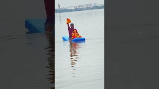 Ganesh immersion process at TankBund Hyderabad ganeshnimajjanam ganpatibappamorya ganpativisarjan [upl. by Warila]