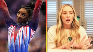 Simone Biles TROLLS MyKayla Skinners Viral Work Ethic Comments [upl. by Tereb]