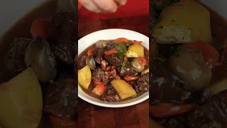 French recipe of Beef bourguignon 🤤 shorts [upl. by Behka]