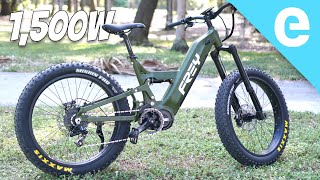 1500W fullsuspension ebike FREY CC FAT review [upl. by Shurlock737]