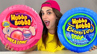 Bubble Gum Challenge  Mystery GIANT Hubba Bubba Challenge 풍선껌 푸드 챌린지 Mukbang ASMR by MissCandy Live [upl. by Wellington304]