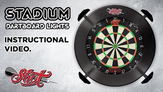 Shot Stadium Dartboard LightsInstructional Video [upl. by Madra]