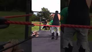 Dudley Death Drop 3D DudleyBoy TagTeamFinisher WrestlingMoves WWE ProWrestling TagTeamAction [upl. by Enamrej]