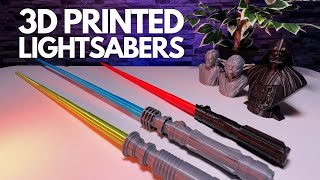 3D Printed Collapsing Lightsabers [upl. by Tami]